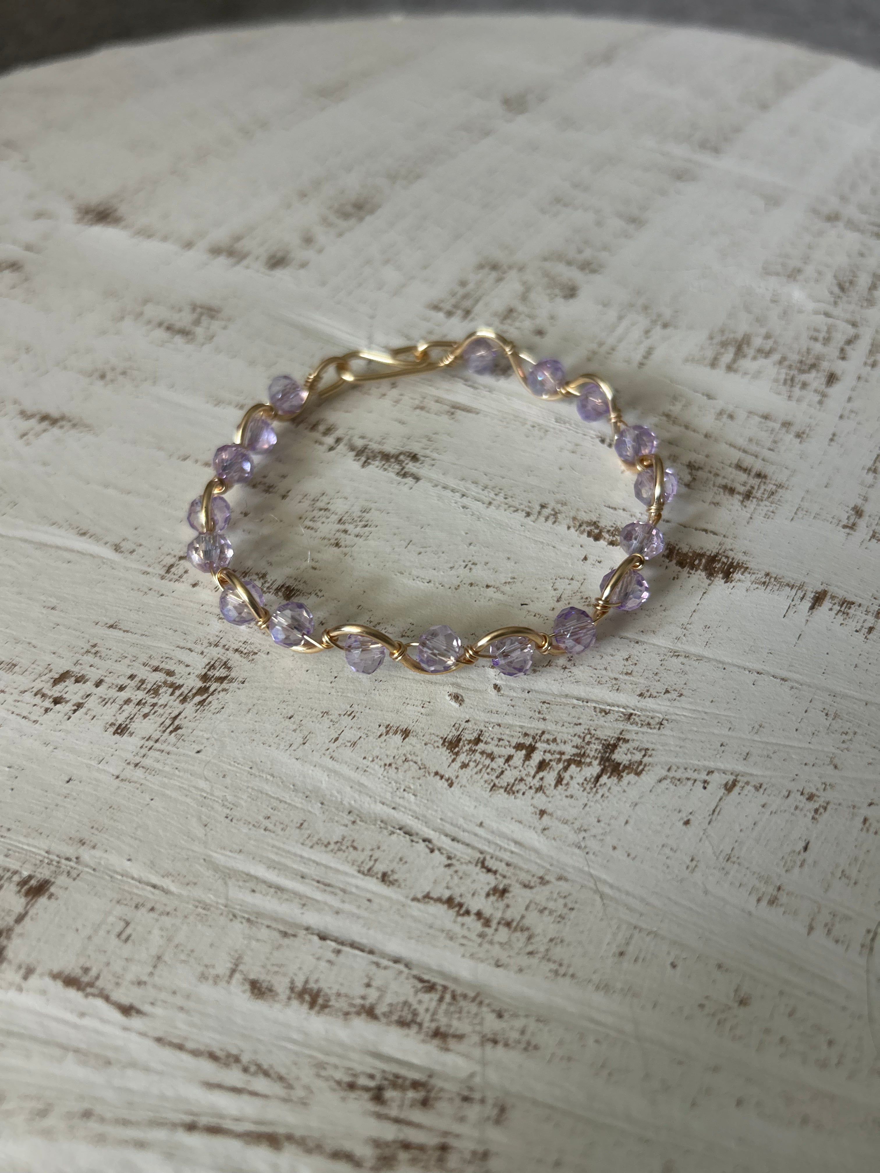 The Woven Stone Bracelet- Customizable