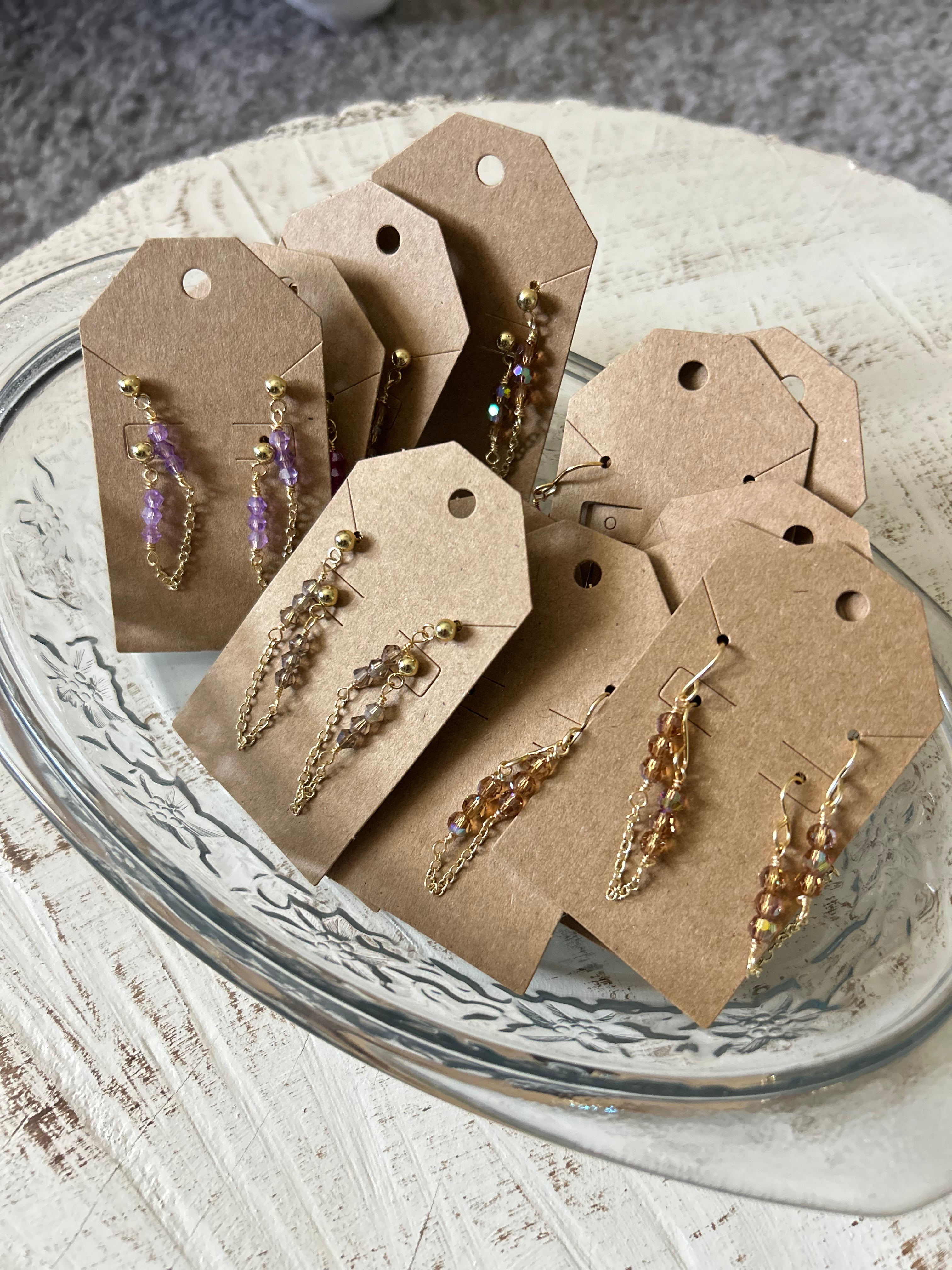 Double pierce earrings