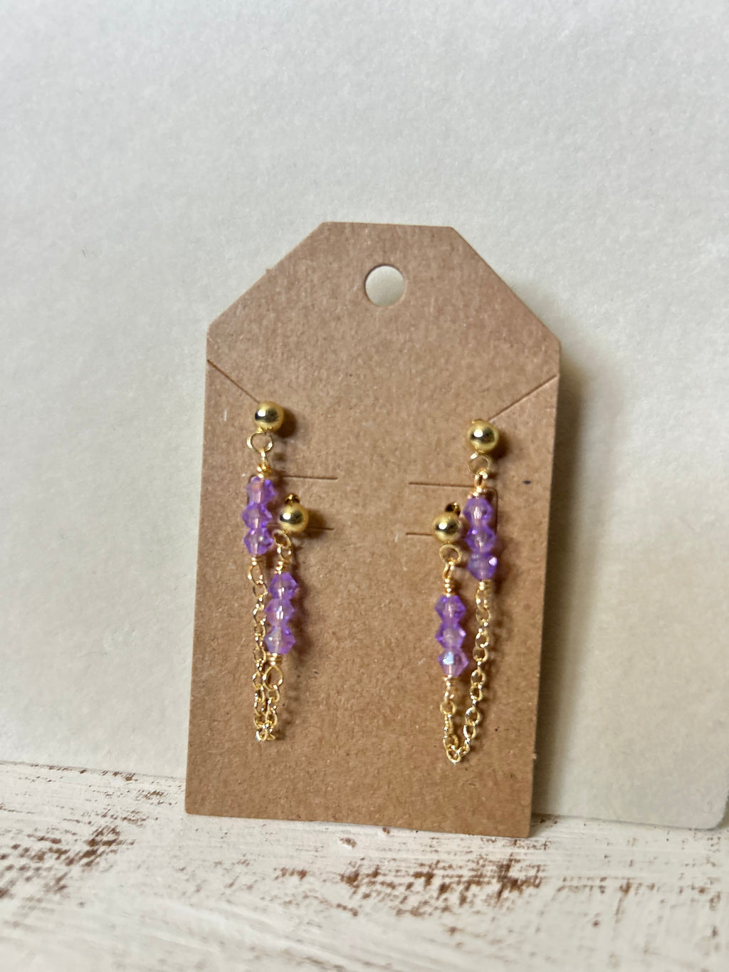 Double pierce earrings