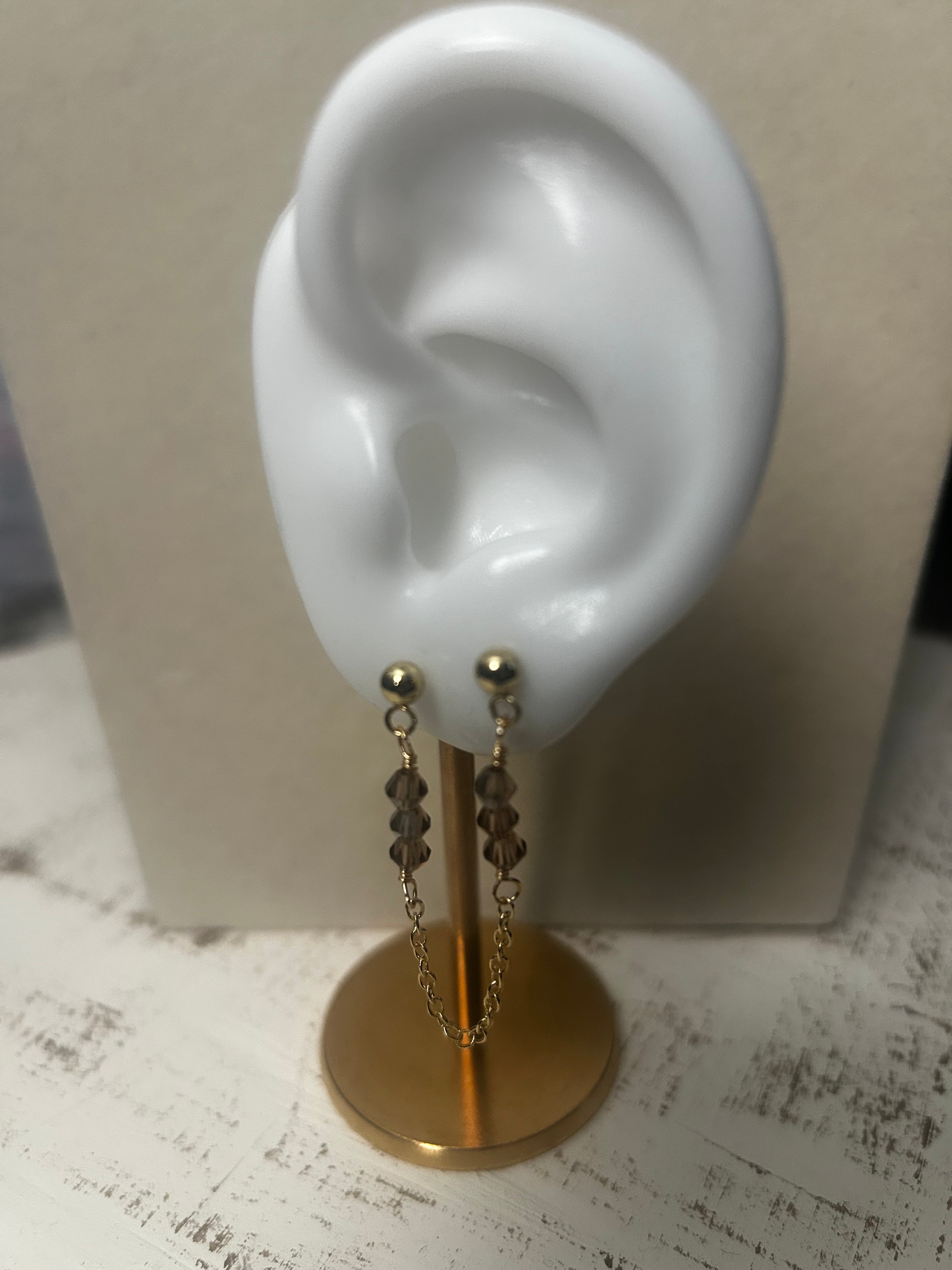 Double pierce earrings