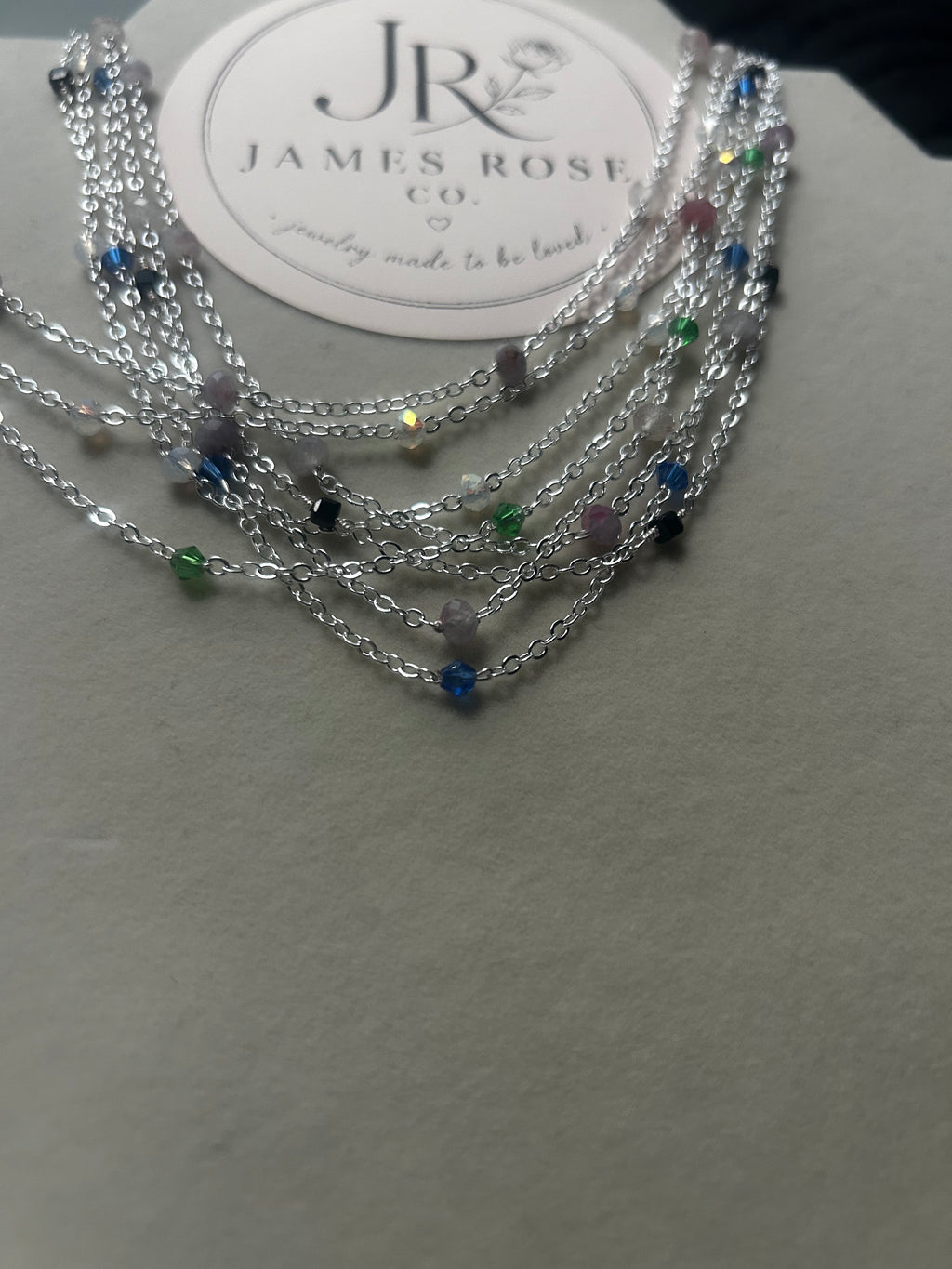 Silver chain necklace