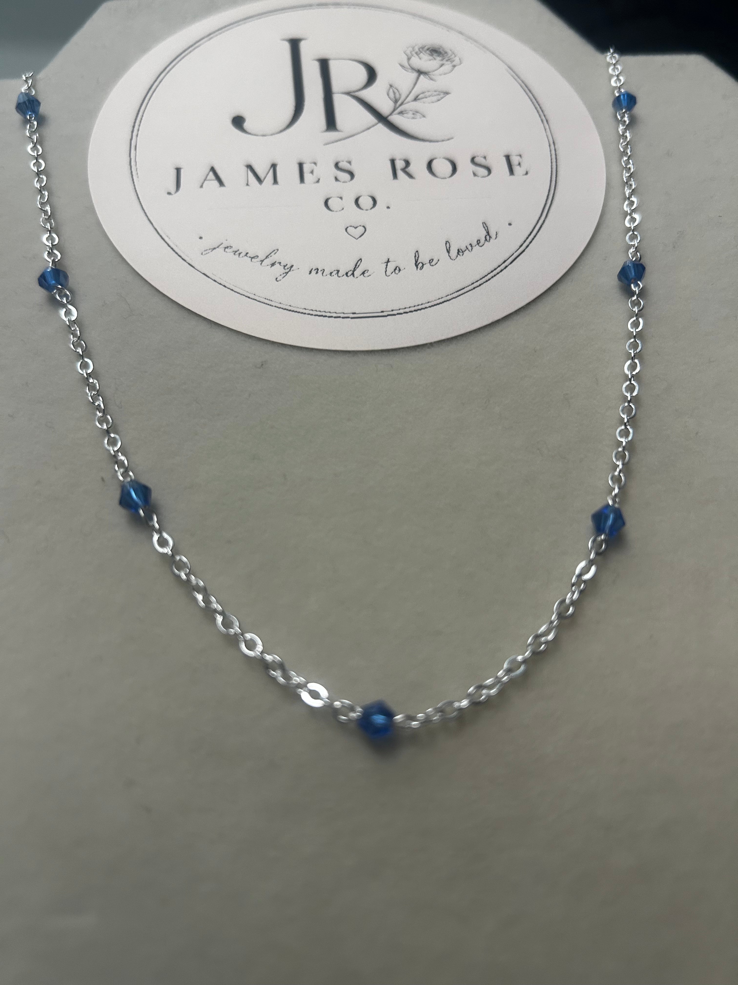 Silver chain necklace