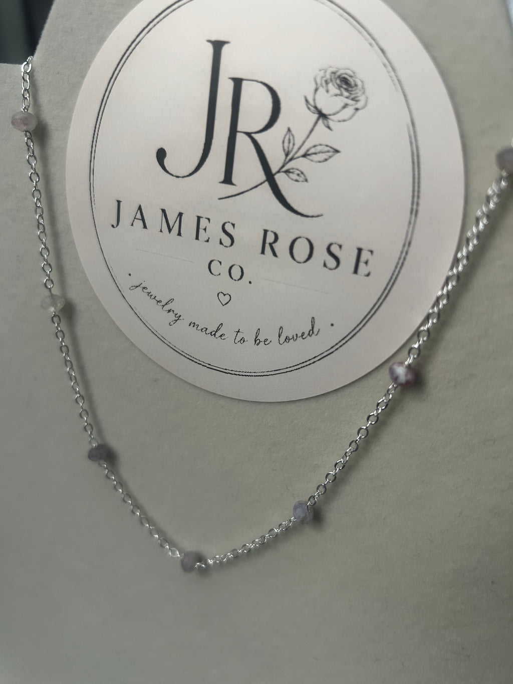 Silver chain necklace