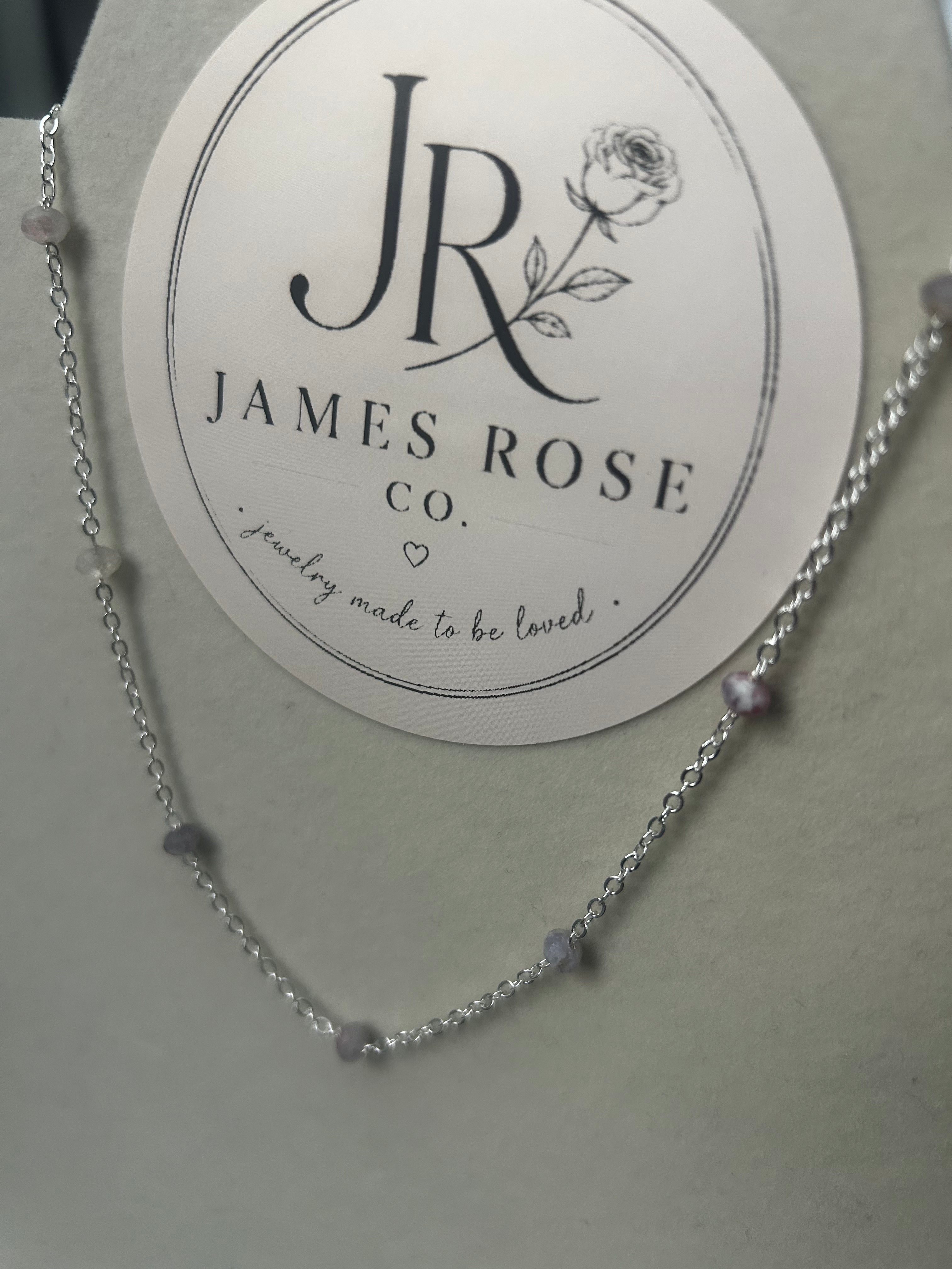 Silver chain necklace
