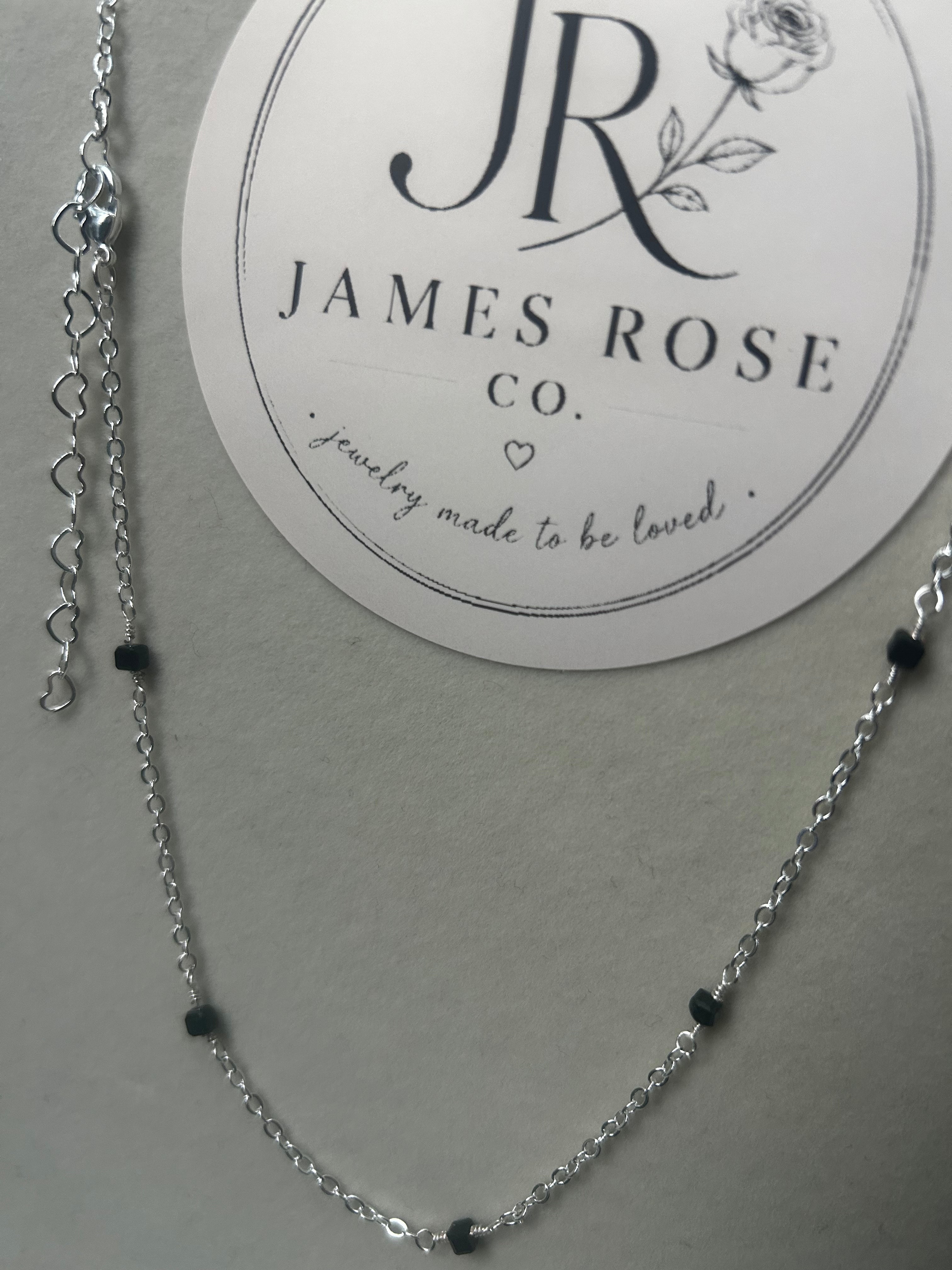 Silver chain necklace