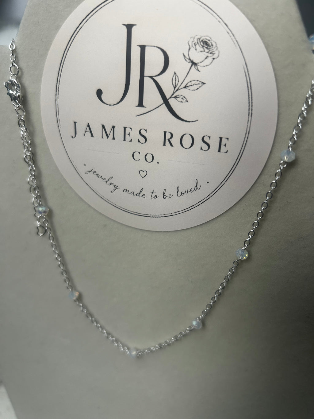 Silver chain necklace