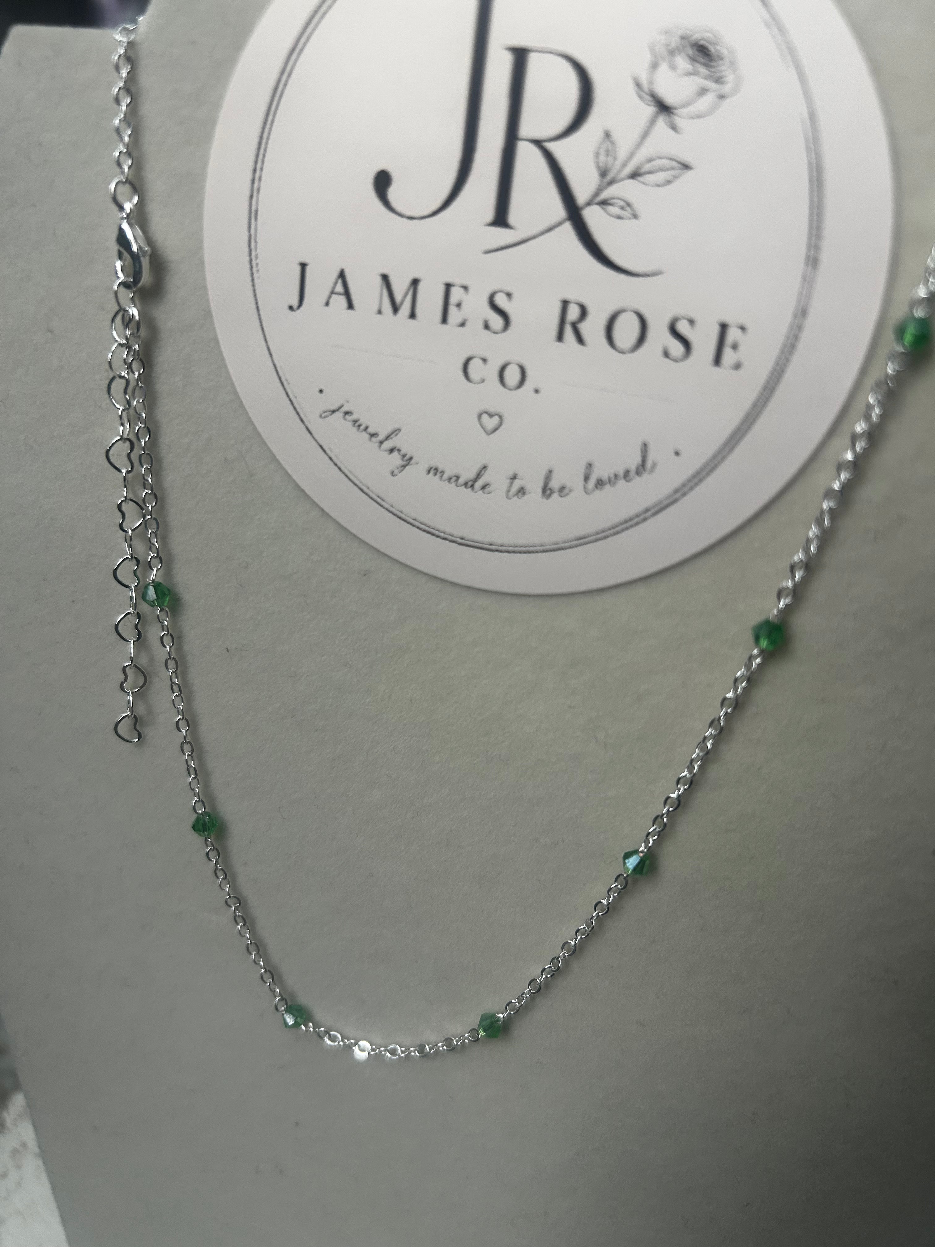 Silver chain necklace