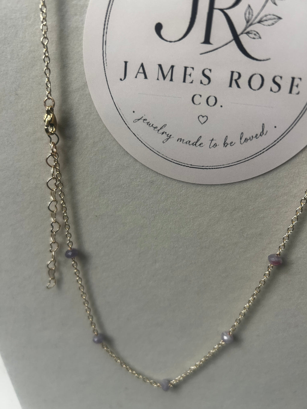 Gold filled chain necklace