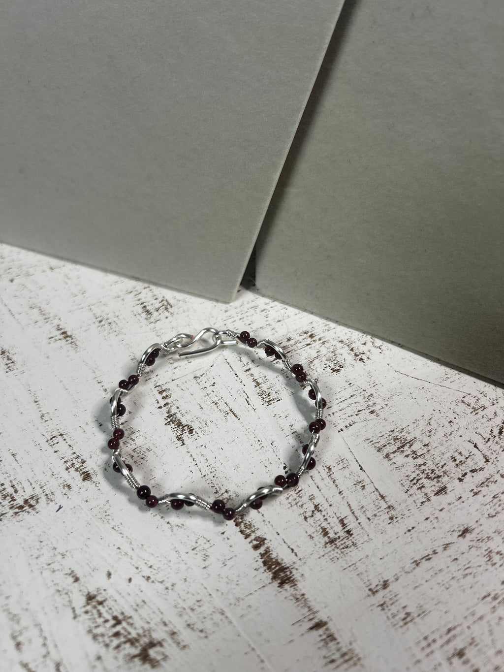 The Garnet Twist Bracelet