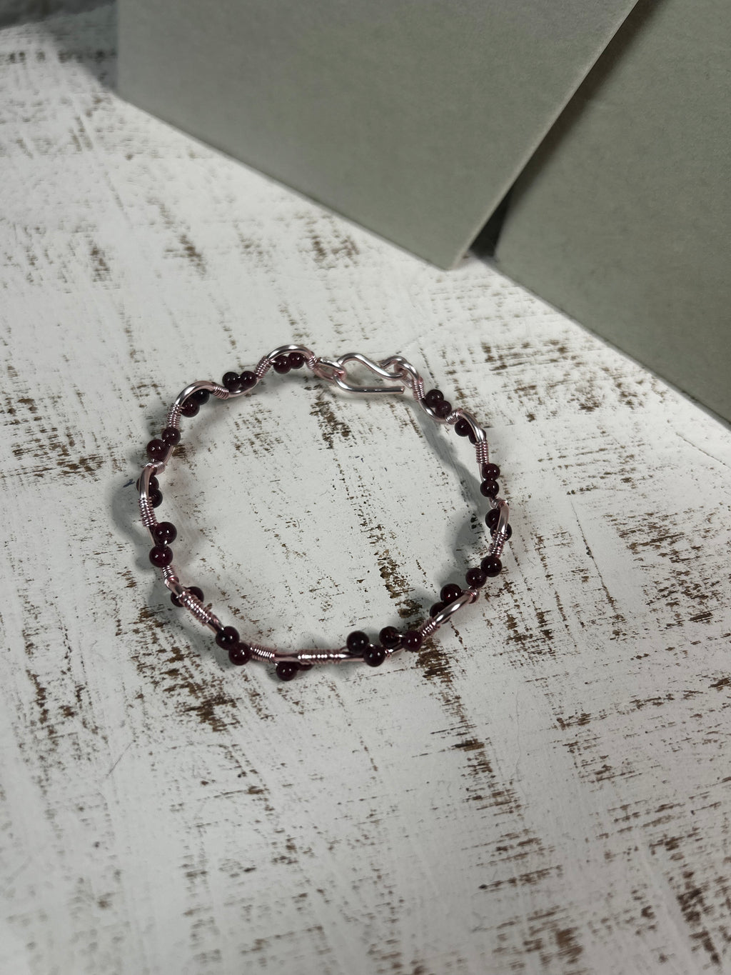 The Garnet Twist Bracelet