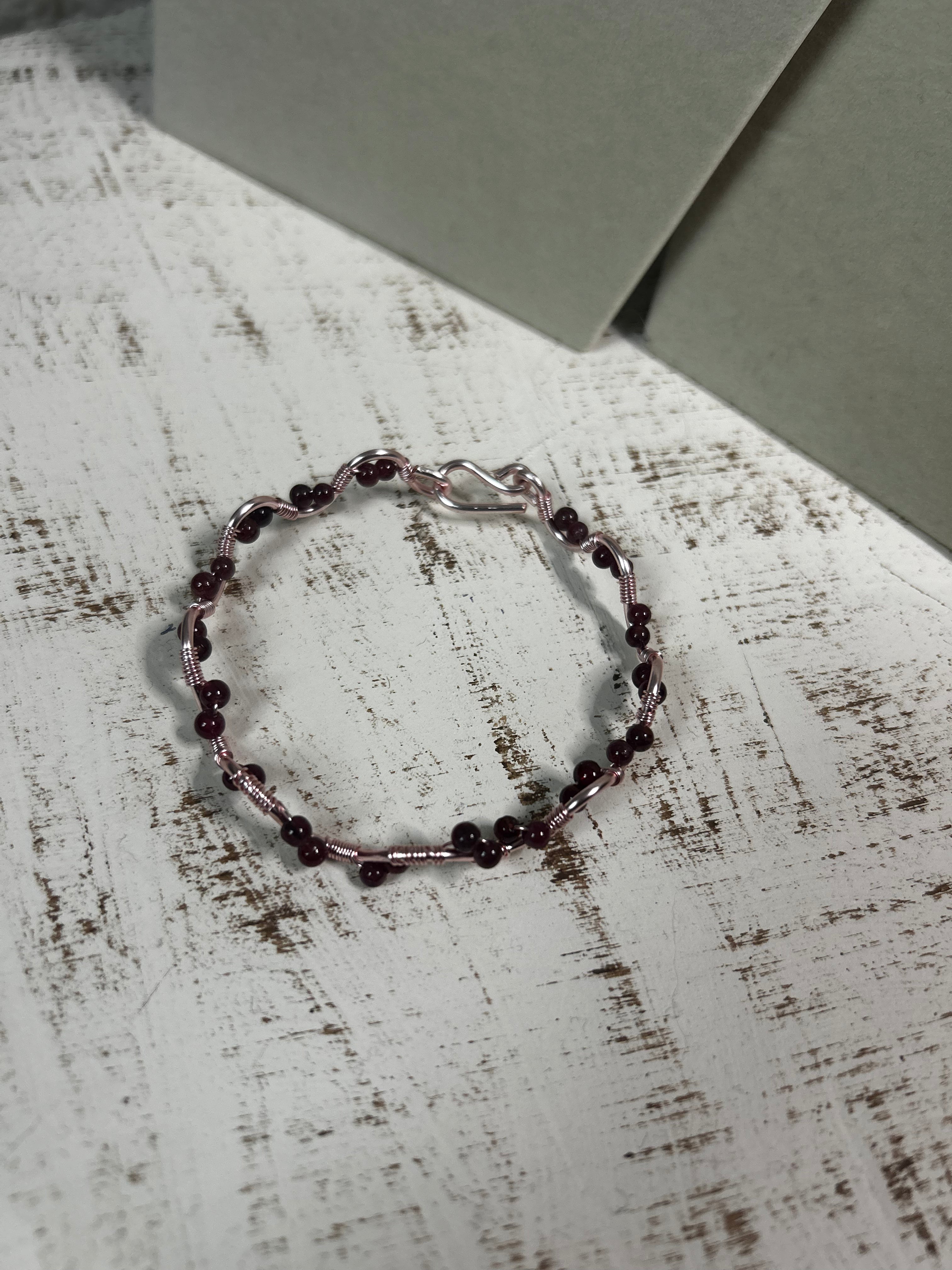 The Garnet Twist Bracelet