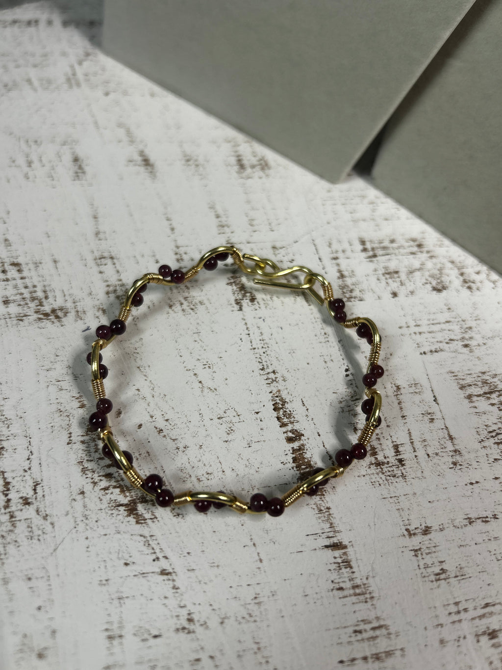 The Garnet Twist Bracelet