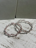 The Blush Crystal Twist Bracelet