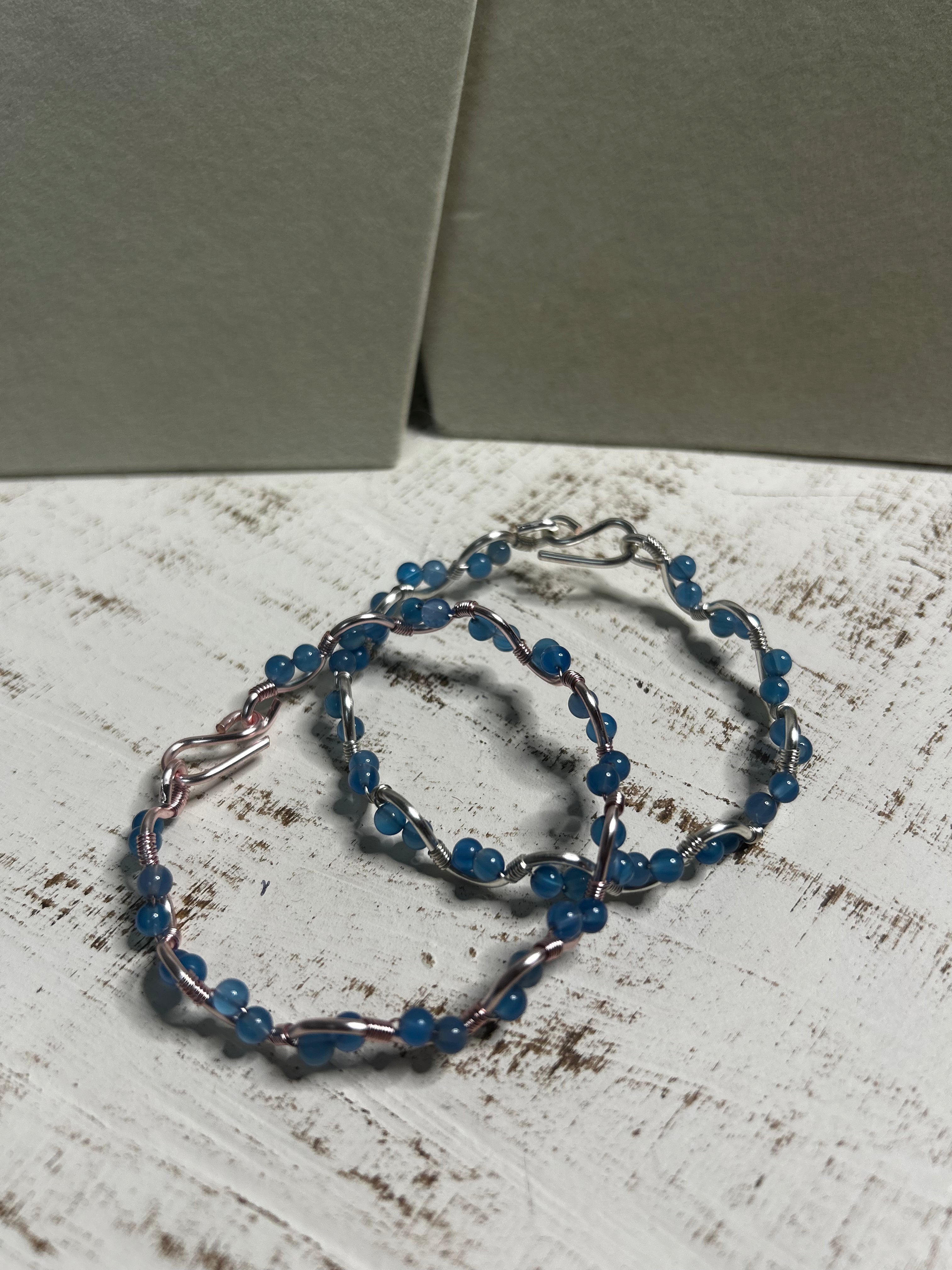 The Ocean Blue Twist Bracelet