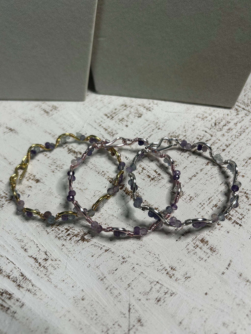 The Fluorite Twist Bracelet