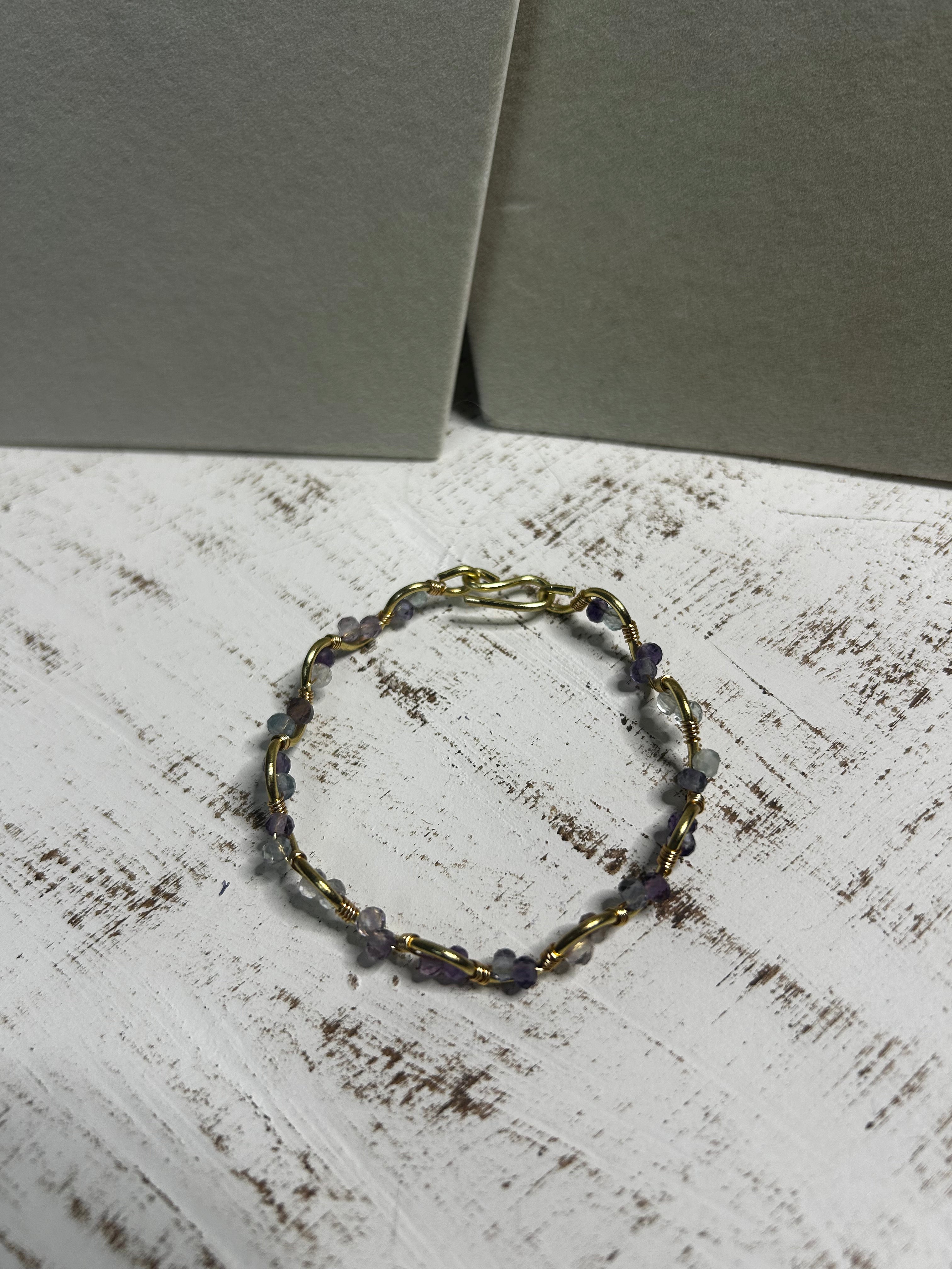The Fluorite Twist Bracelet