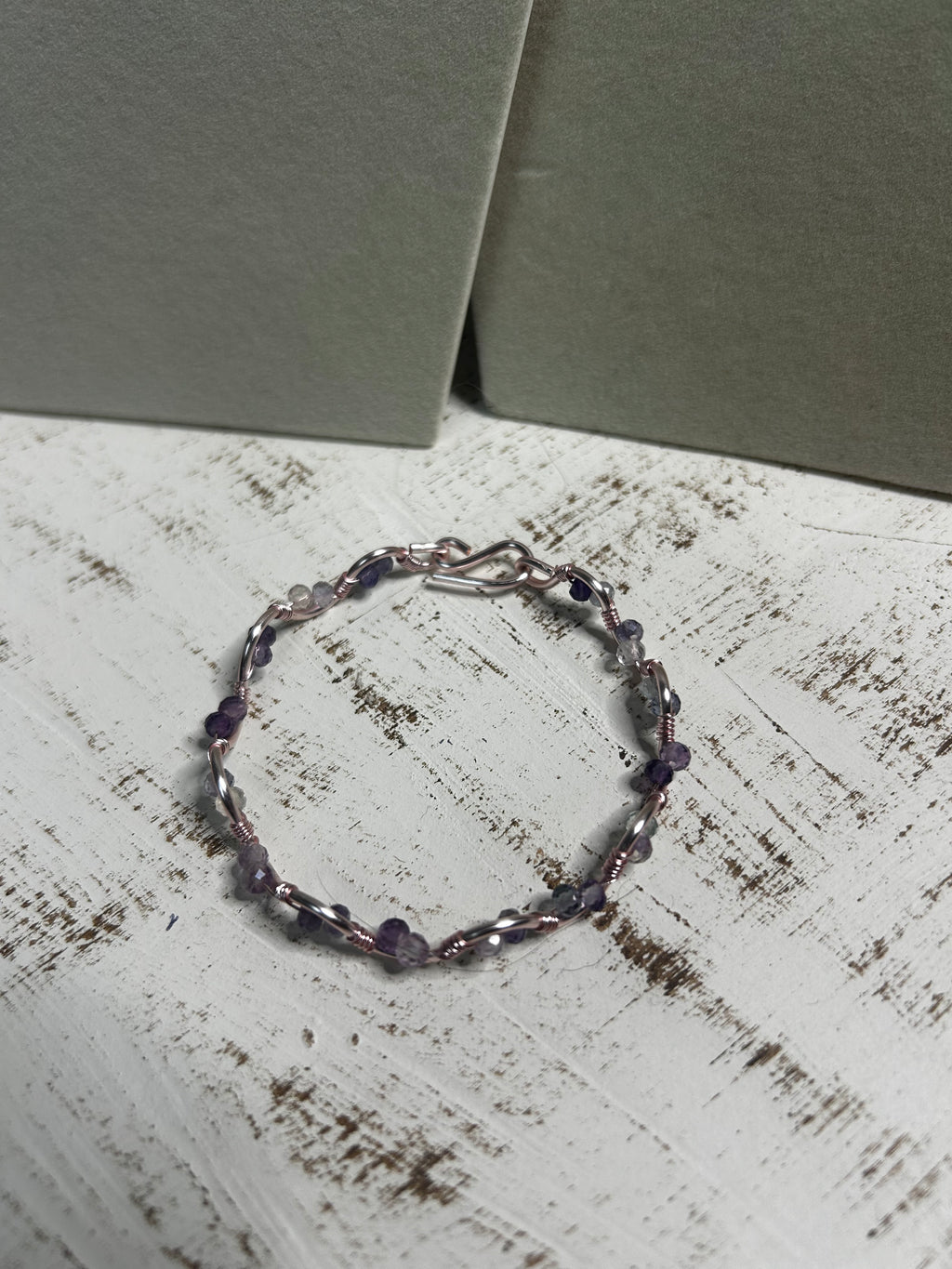 The Fluorite Twist Bracelet