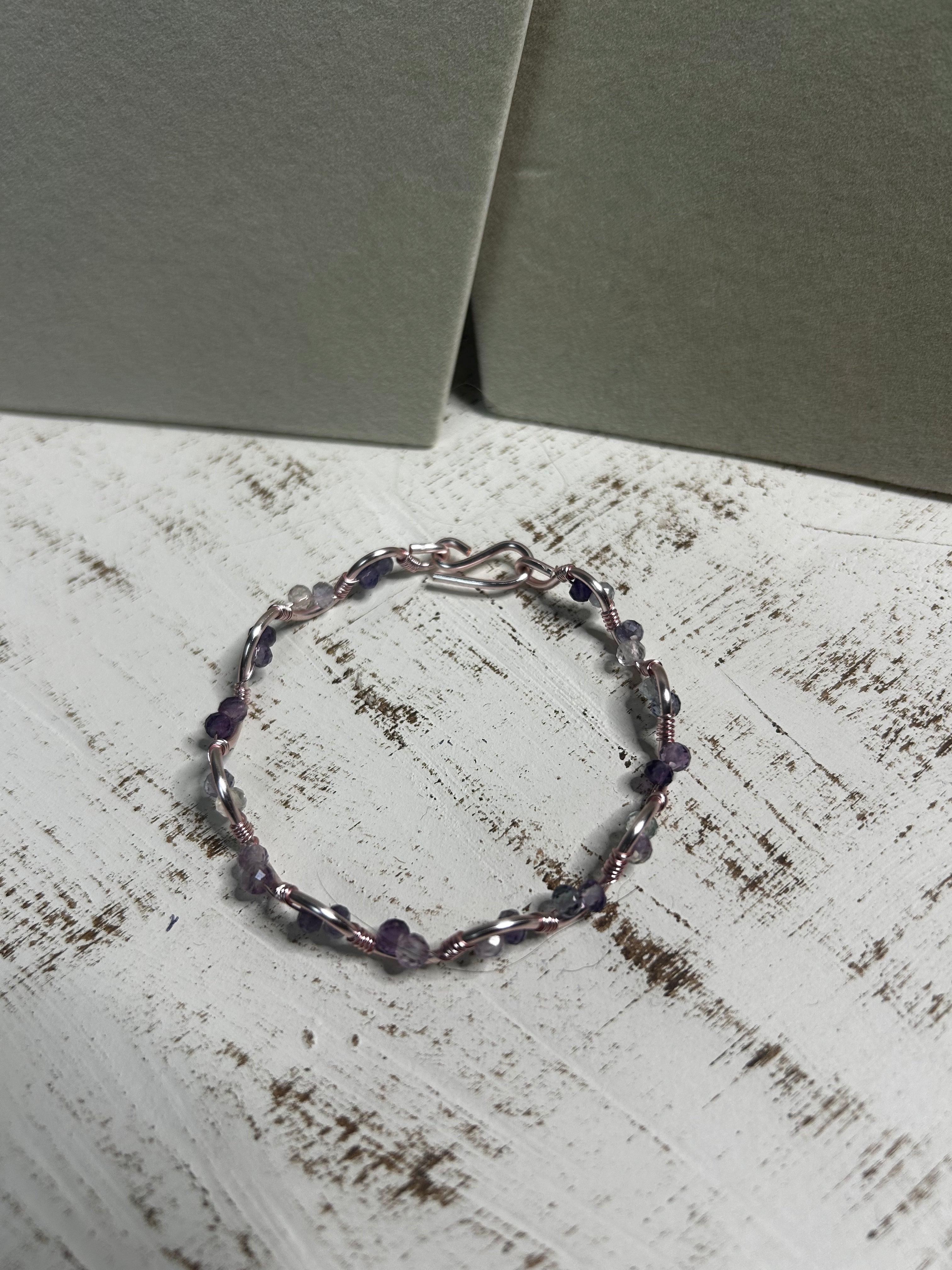 The Fluorite Twist Bracelet