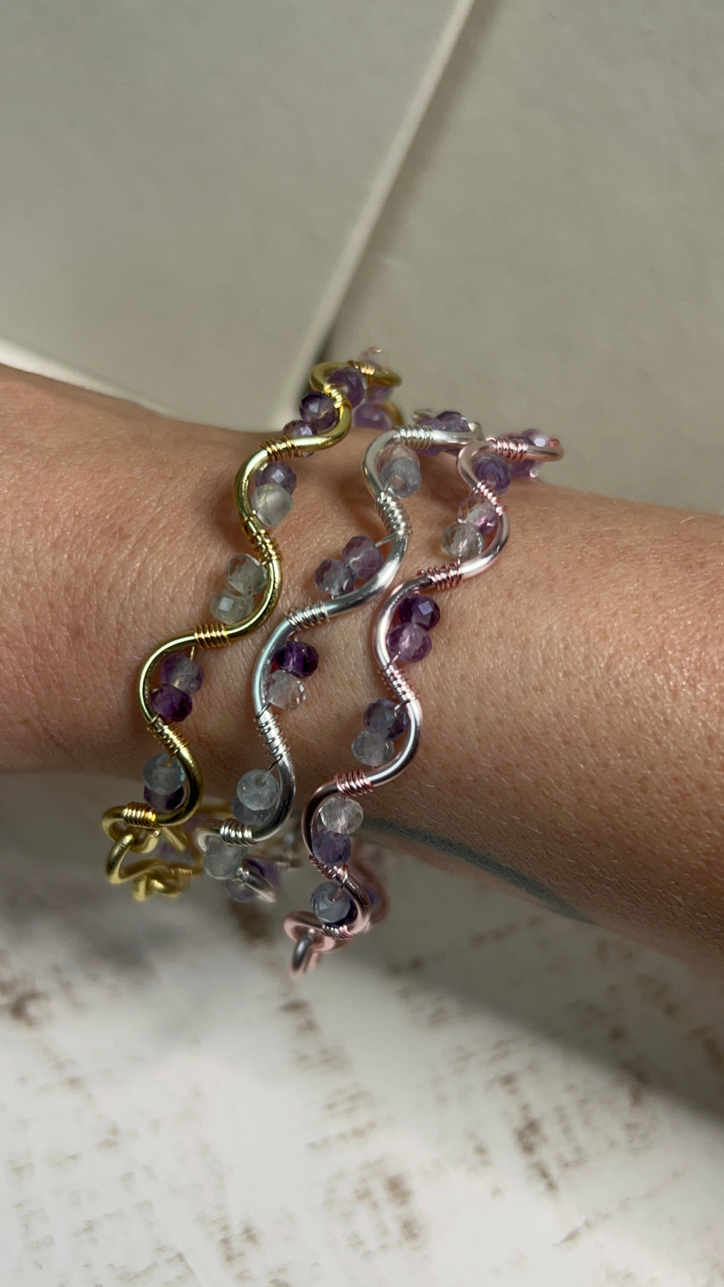 The Fluorite Twist Bracelet