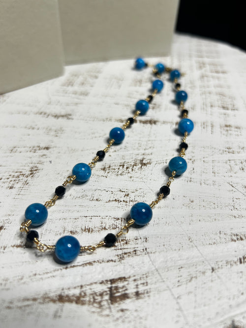 Duval Blue Apatite Necklace