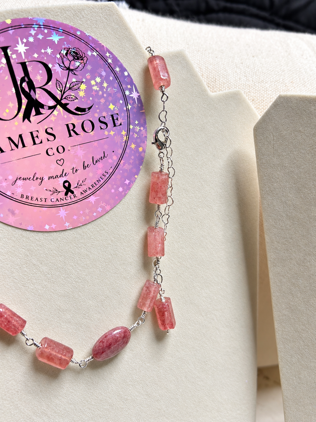 Strawberry Quartz Necklace