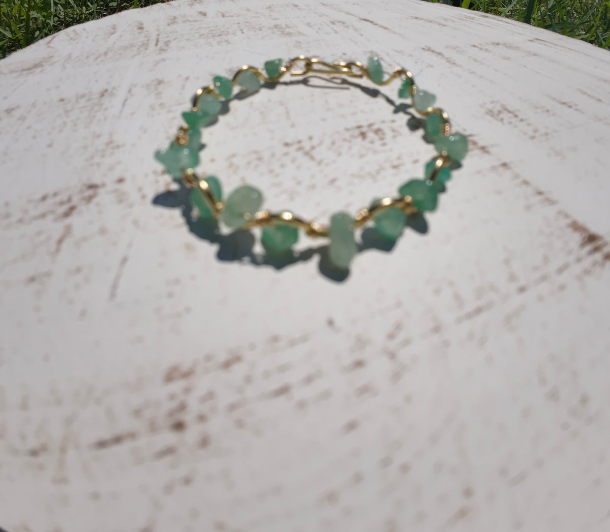 The Woven Stone Bracelet- Customizable