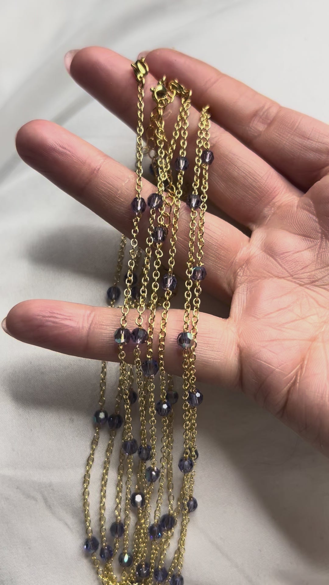 Gold filled chain necklace