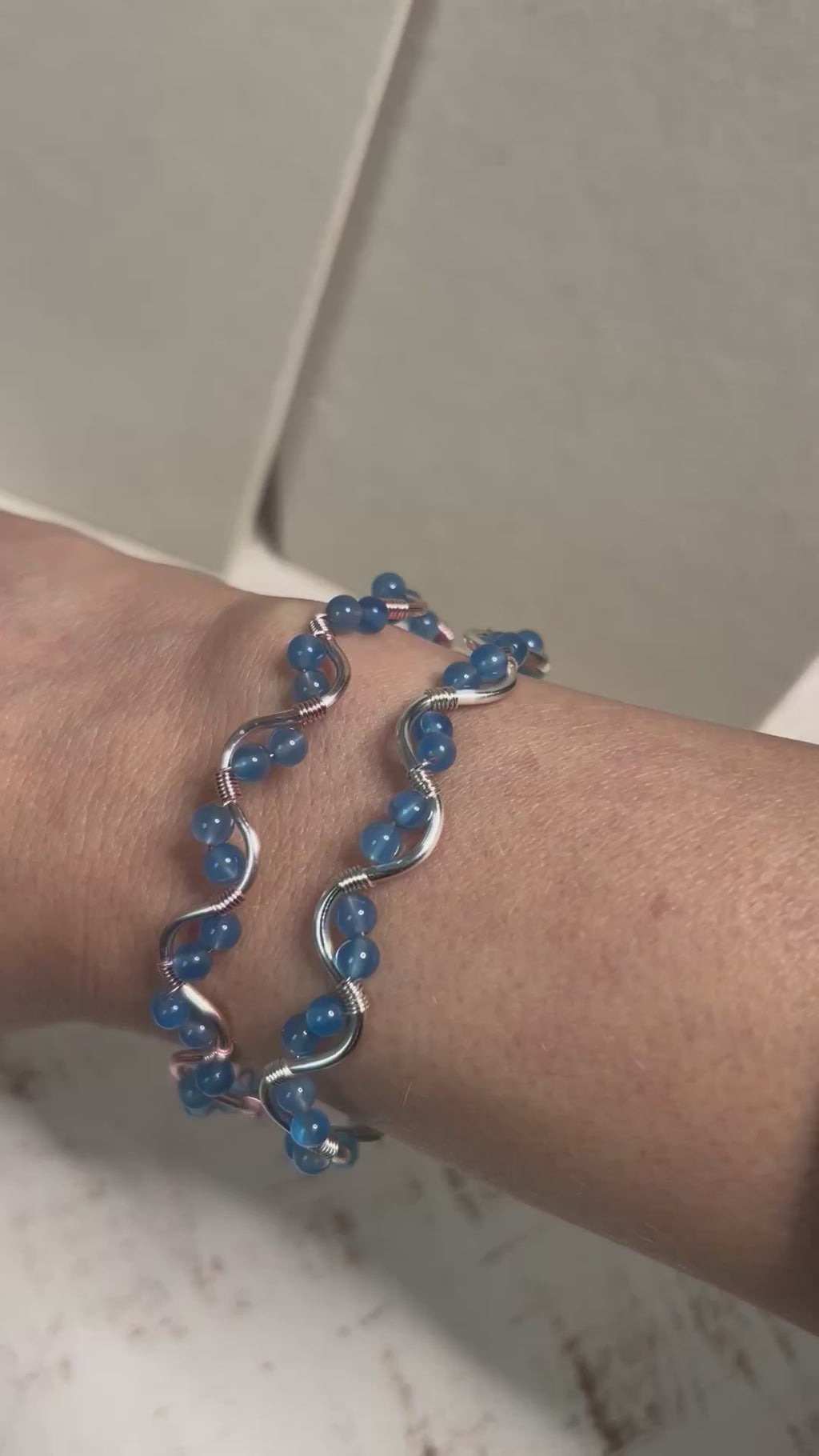 The Ocean Blue Twist Bracelet