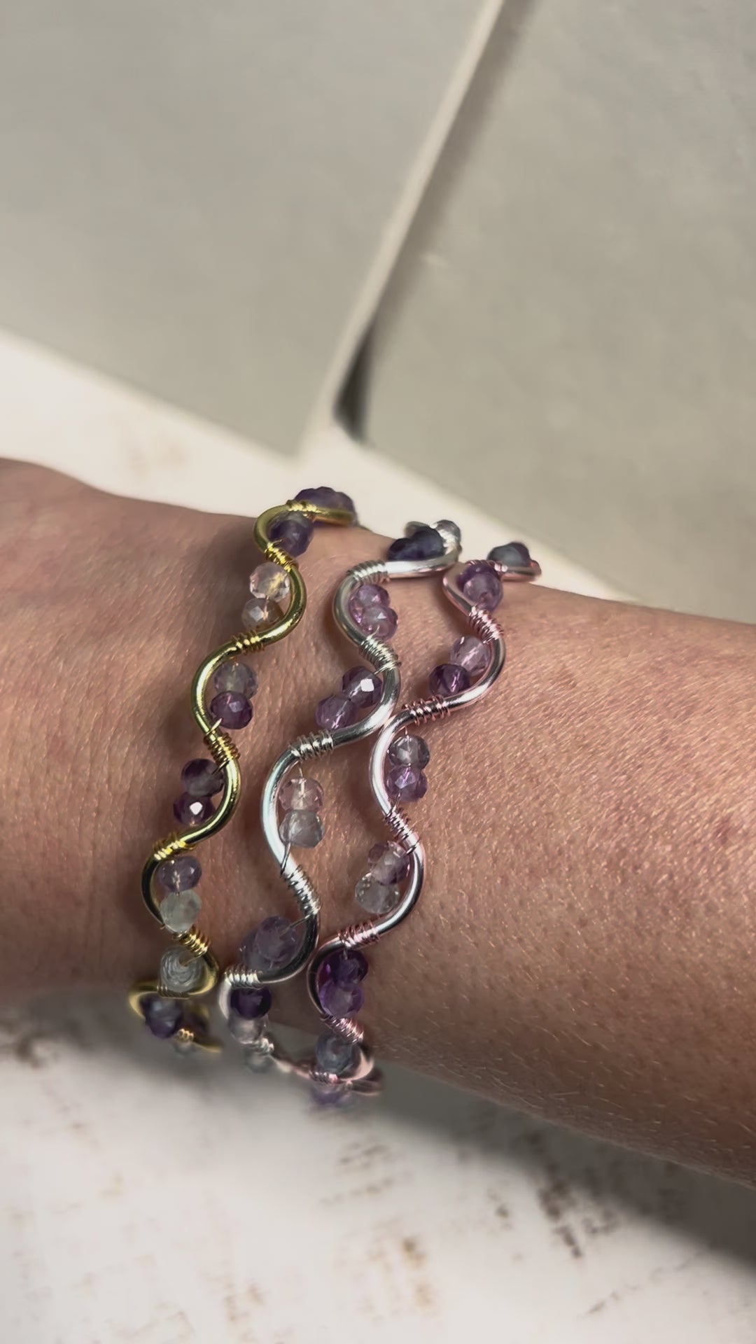The Fluorite Twist Bracelet